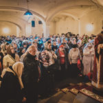 Божественная Литургия в храме Новомучеников и Исповедников Российских в Строгине