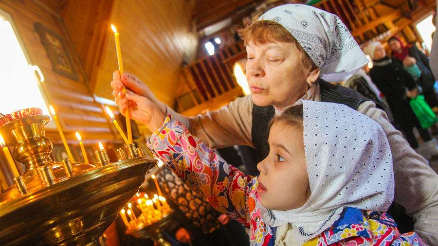 Детская Литургия в Храме великомученика Федора Тирона в Хорошеве